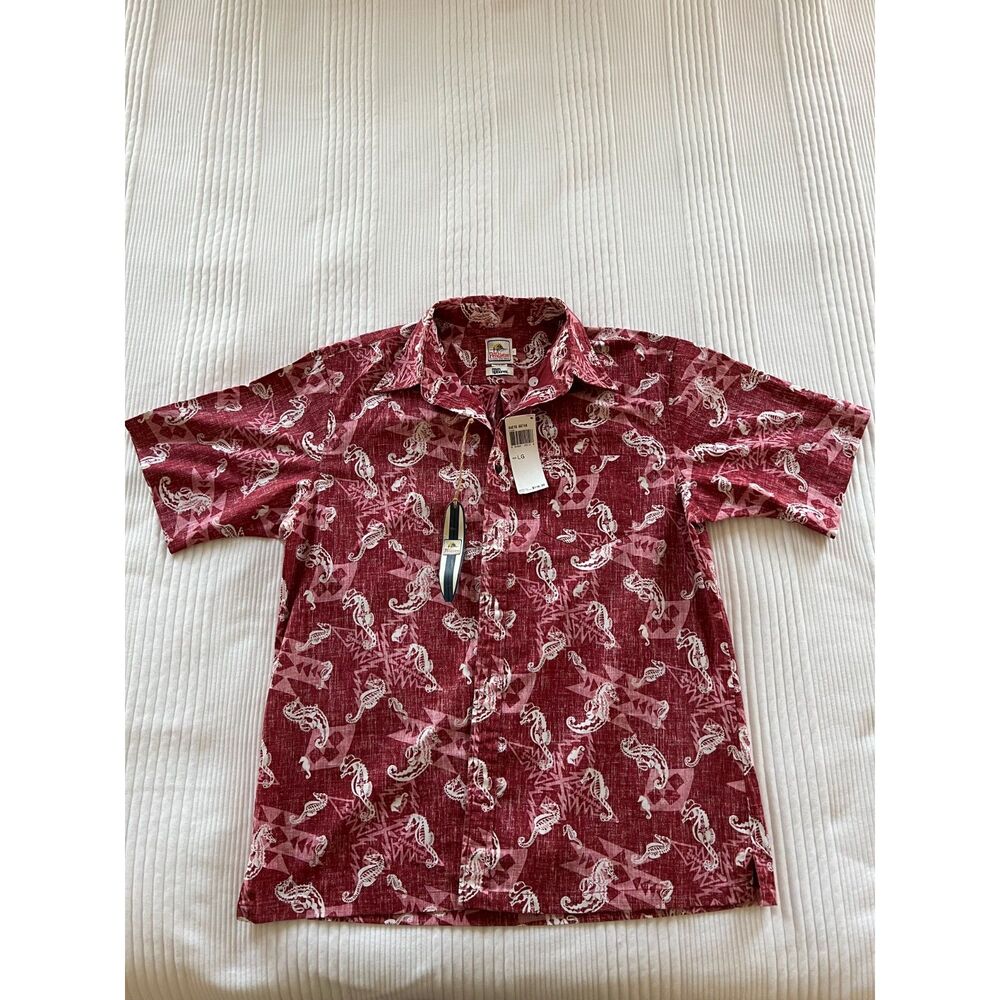 Men's Red Pendleton Aloha Shirt - Large - New with Tags